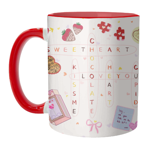 Love Search - unique mug by Yaz Raja