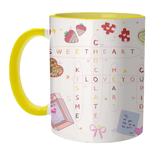 Love Search - unique mug by Yaz Raja