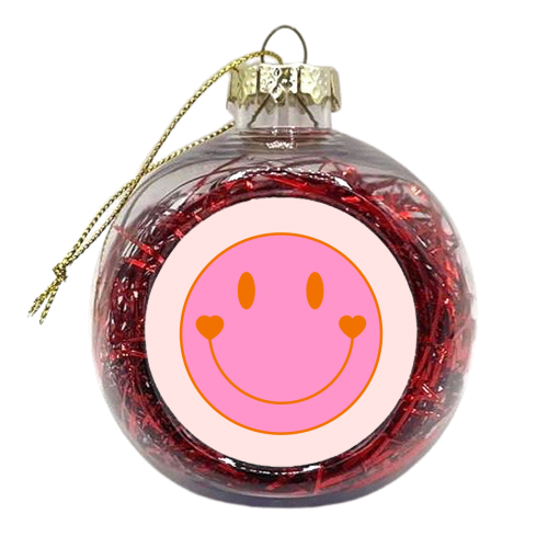 Love Smile - xmas bauble by Adam Regester