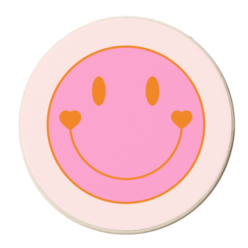 Love Smile - personalised beer coaster by Adam Regester