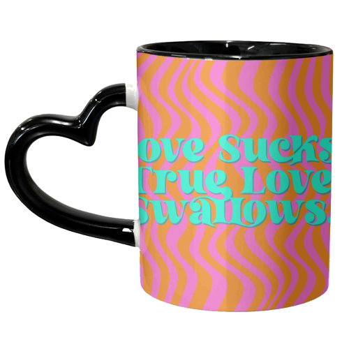 Love Sucks - unique mug by Wallace Elizabeth