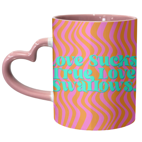 Love Sucks - unique mug by Wallace Elizabeth