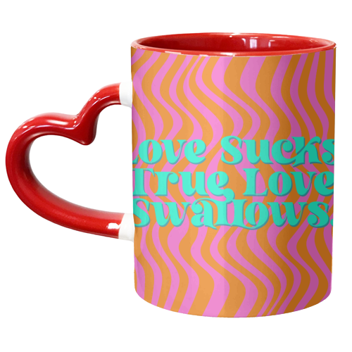 Love Sucks - unique mug by Wallace Elizabeth