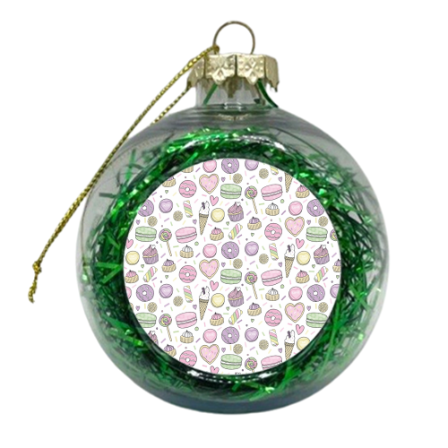 Love Sweet Love - xmas bauble by Jilly Tait