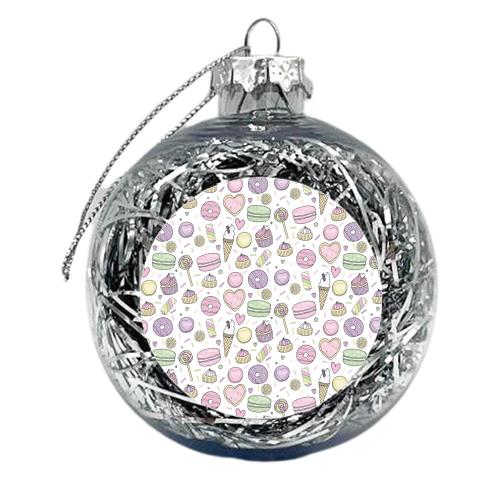 Love Sweet Love - xmas bauble by Jilly Tait
