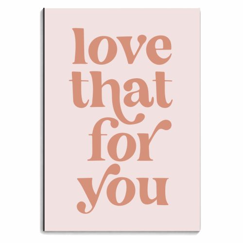 Love that for You Vintage Retro Font - personalised A4, A5, A6 notebook by Toni Scott