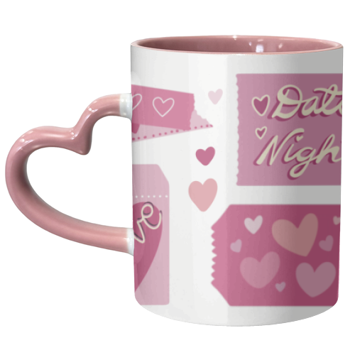 Love tokens - unique mug by PixieDrew