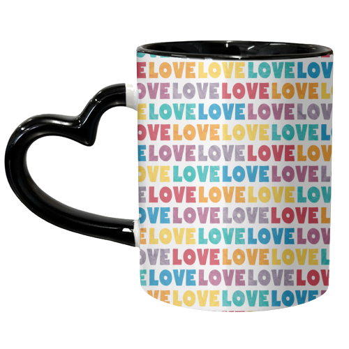 Love - unique mug by SixElevenCreations