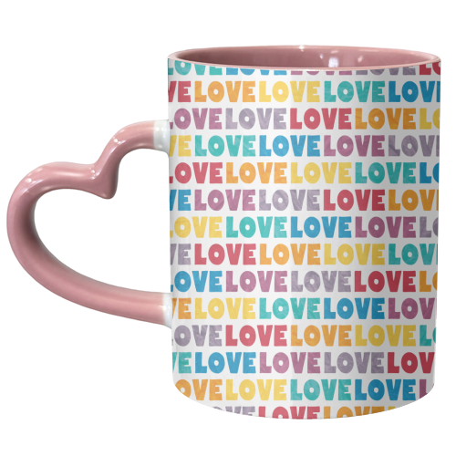Love - unique mug by SixElevenCreations
