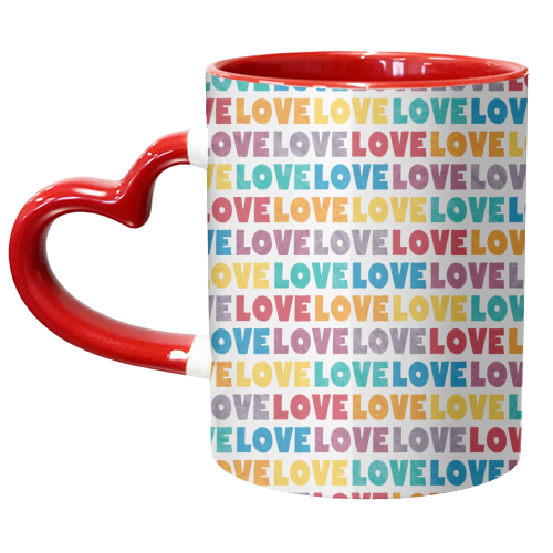 Love - unique mug by SixElevenCreations