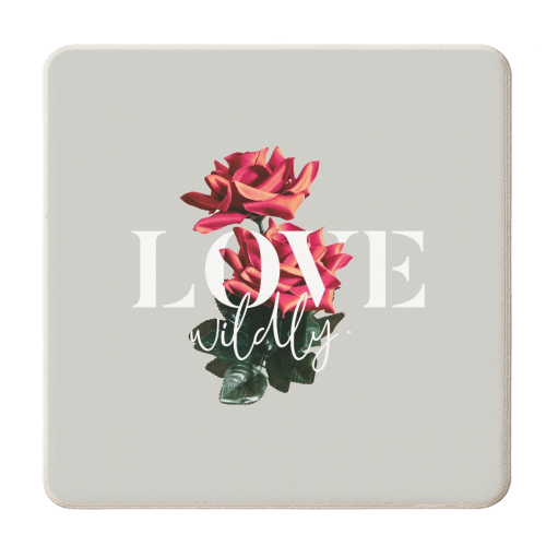 Love Wildly - personalised beer coaster by Uma Prabhakar Gokhale