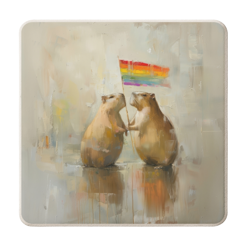Love wins - personalised beer coaster by DejaReve
