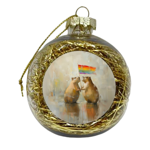 Love wins - xmas bauble by DejaReve