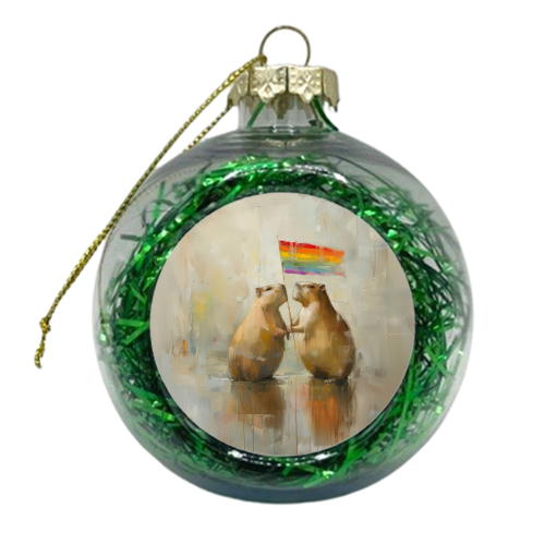 Love wins - xmas bauble by DejaReve