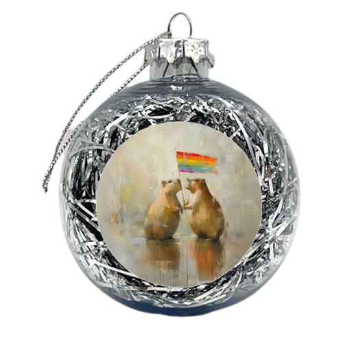 Love wins - xmas bauble by DejaReve