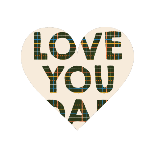 Love You Dad - Magnet by Tea Filipi