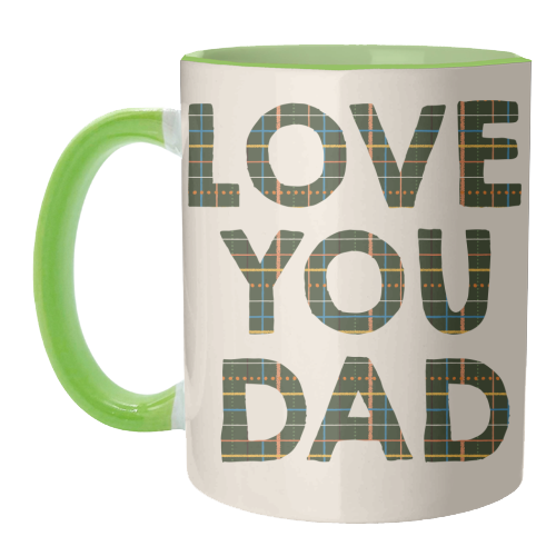 Love You Dad - unique mug by Tea Filipi