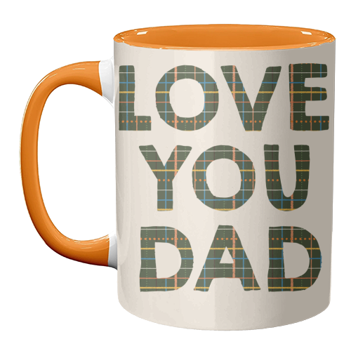 Love You Dad - unique mug by Tea Filipi