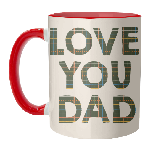 Love You Dad - unique mug by Tea Filipi