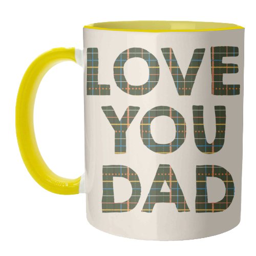 Love You Dad - unique mug by Tea Filipi