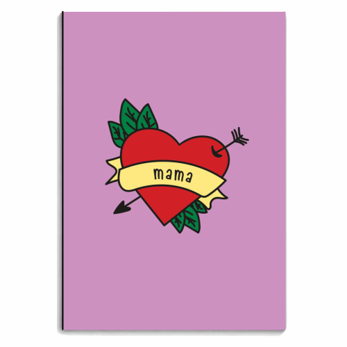 Love You Mama - personalised A4, A5, A6 notebook by Laura Lonsdale