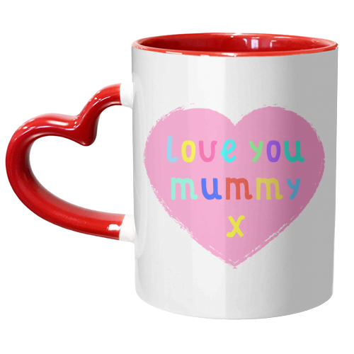 Love You Mummy - unique mug by Adam Regester