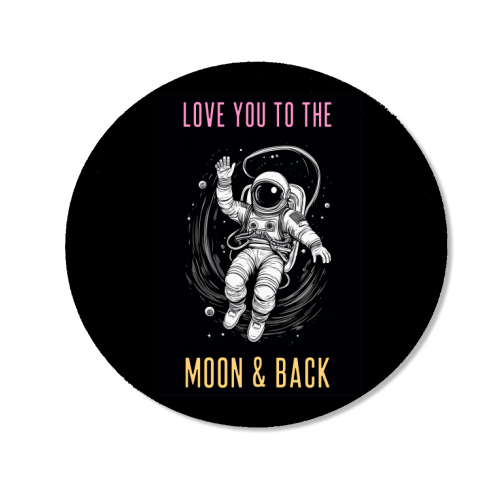 Love You To The Moon & Back - Magnet by Adam Regester