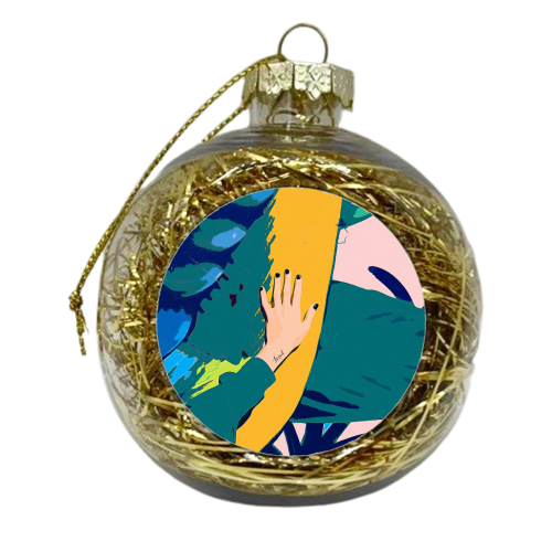 Loved - xmas bauble by Uma Prabhakar Gokhale