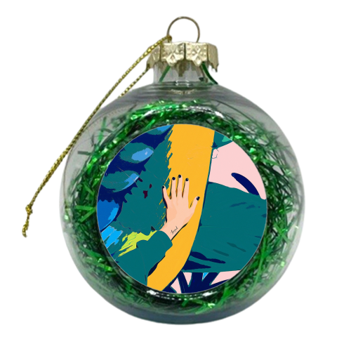 Loved - xmas bauble by Uma Prabhakar Gokhale
