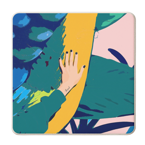 Loved - personalised beer coaster by Uma Prabhakar Gokhale