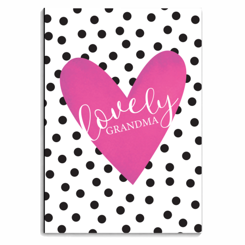 Lovely Grandma - personalised A4, A5, A6 notebook by The Boy and the Bear