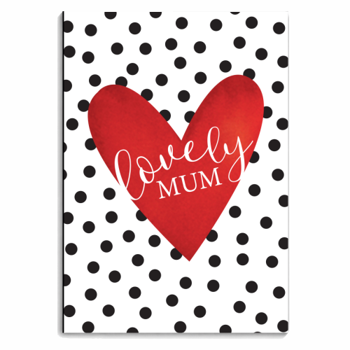 Lovely Mum - personalised A4, A5, A6 notebook by The Boy and the Bear