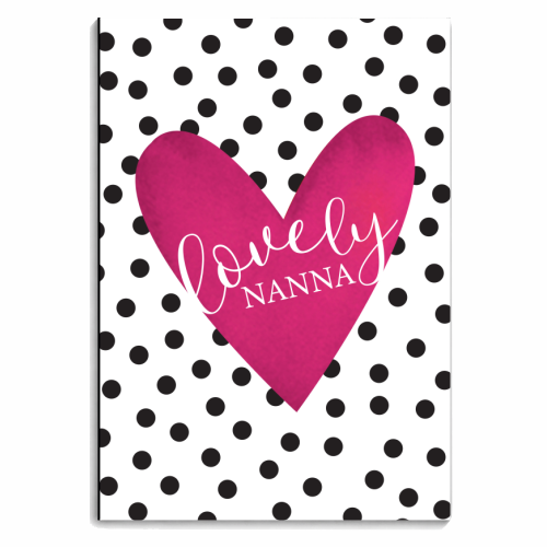 Lovely Nanna - personalised A4, A5, A6 notebook by The Boy and the Bear