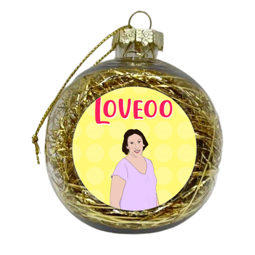 Loveoo - xmas bauble by Pink and Pip