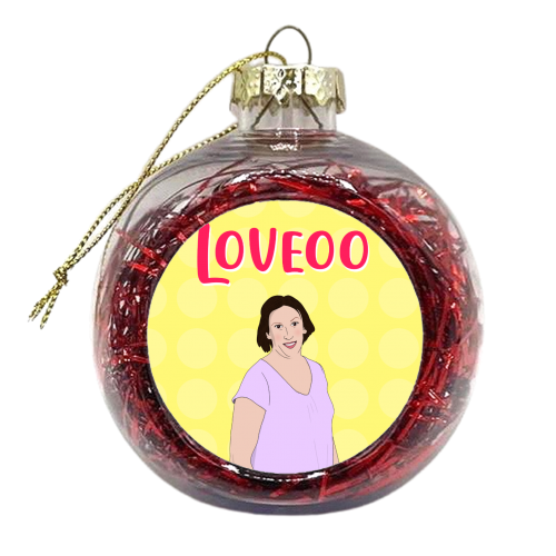 Loveoo - xmas bauble by Pink and Pip
