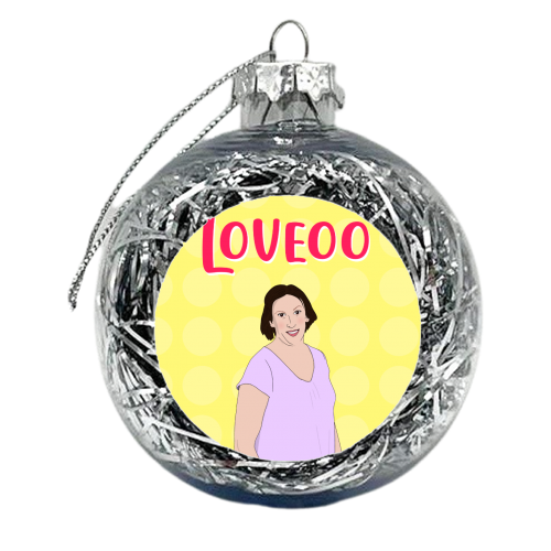 Loveoo - xmas bauble by Pink and Pip