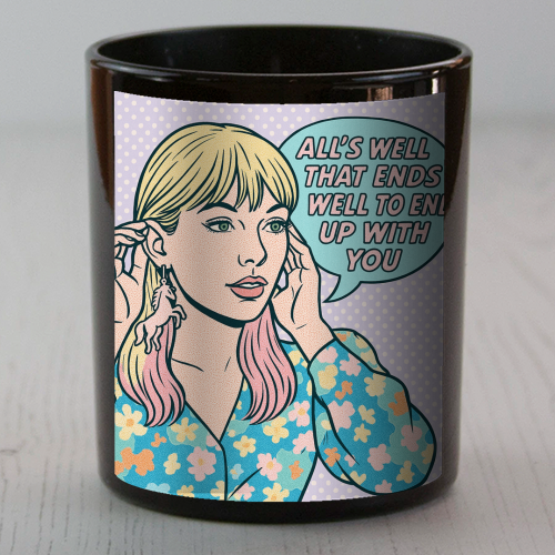 Lover Tay - scented candle by Ms Doodle