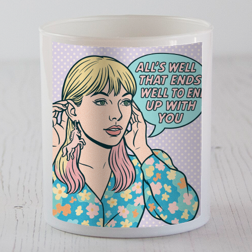 Lover Tay - scented candle by Ms Doodle