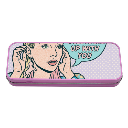 Lover Tay - tin pencil case by Ms Doodle