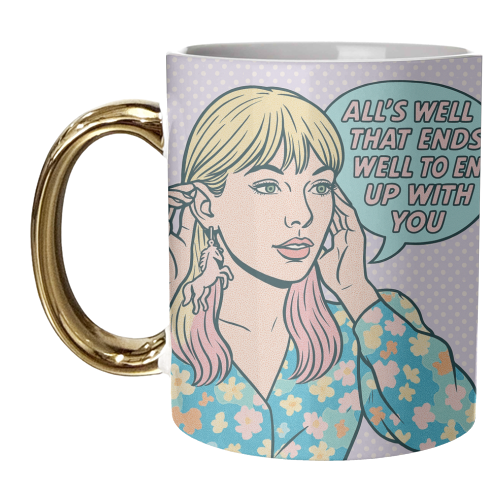Lover Tay - unique mug by Ms Doodle