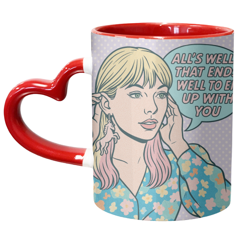Lover Tay - unique mug by Ms Doodle