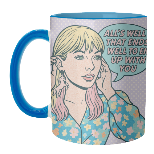 Lover Tay - unique mug by Ms Doodle