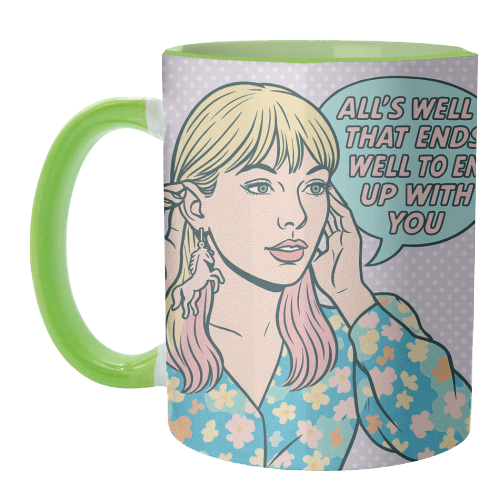 Lover Tay - unique mug by Ms Doodle