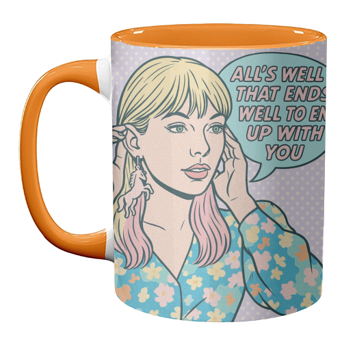 Lover Tay - unique mug by Ms Doodle