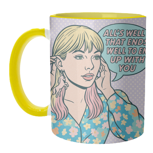 Lover Tay - unique mug by Ms Doodle
