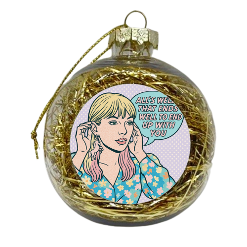 Lover Tay - xmas bauble by Ms Doodle