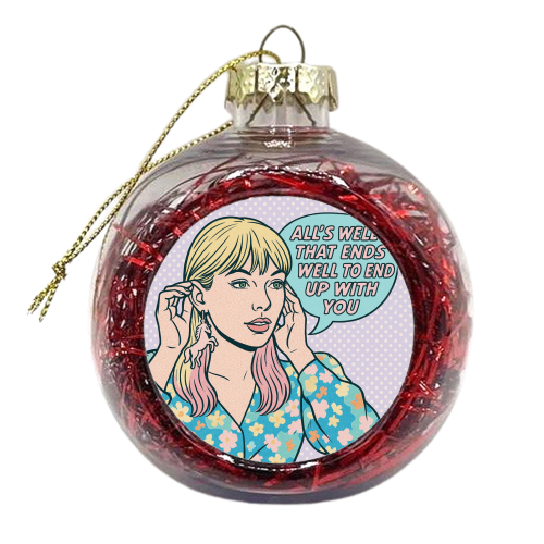 Lover Tay - xmas bauble by Ms Doodle