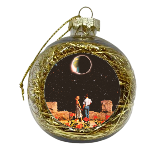 Lovers In Space - xmas bauble by taudalpoi