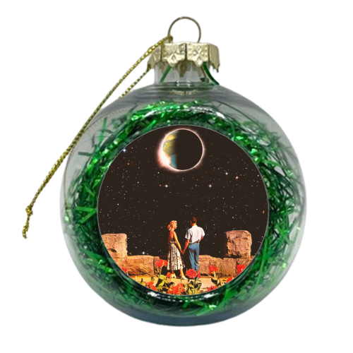 Lovers In Space - xmas bauble by taudalpoi