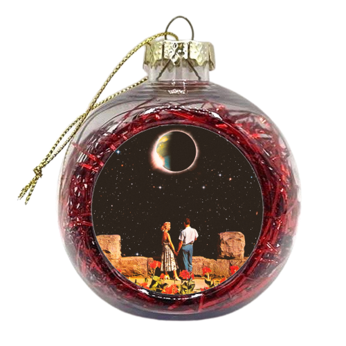 Lovers In Space - xmas bauble by taudalpoi